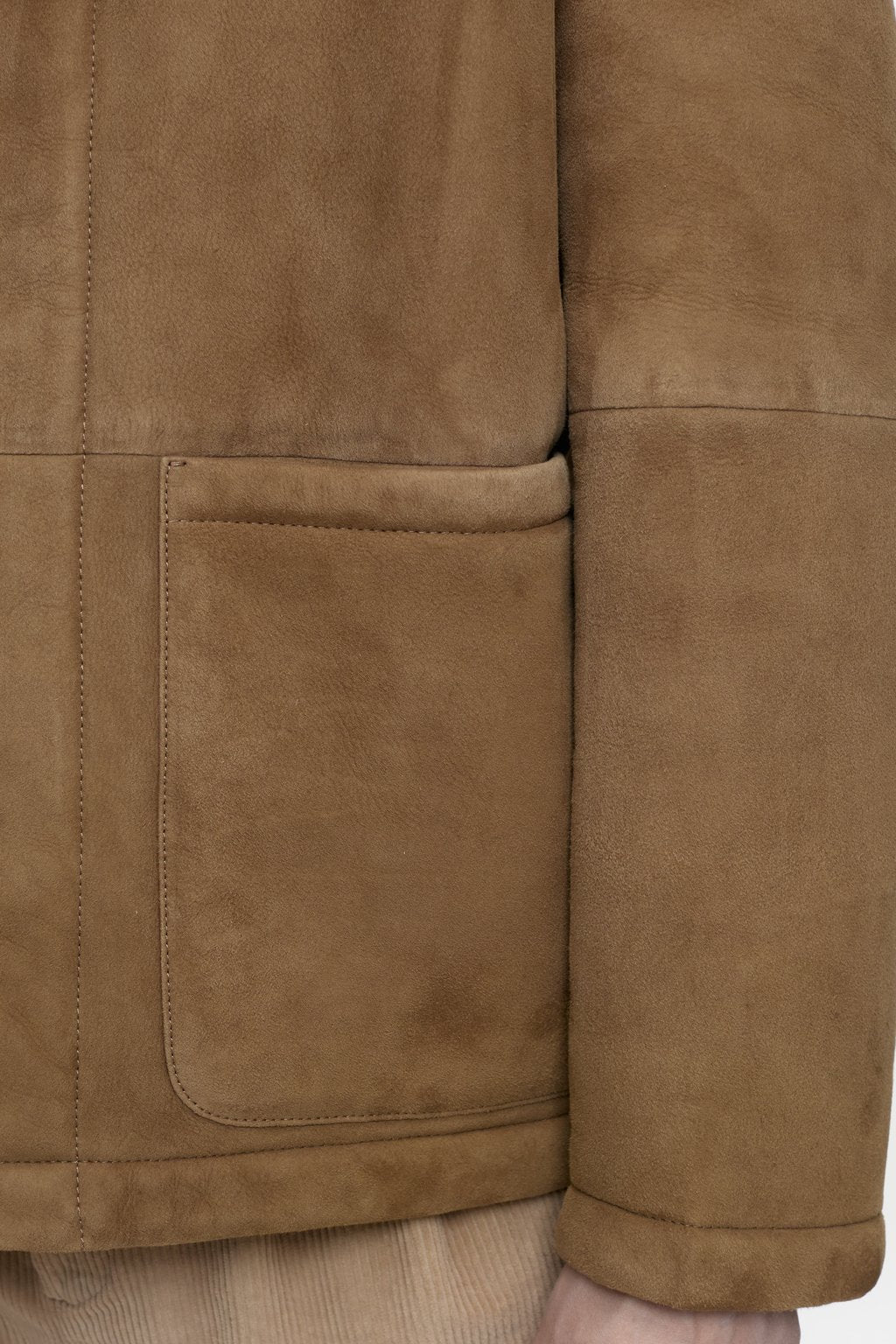 Lambskin Jacket - Chestnut - DUNE + SALT