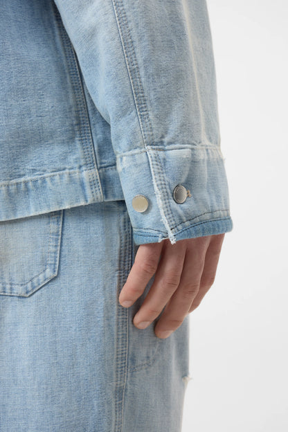 Closed Men's Worker Denim Jacket – Light Blue Lavender