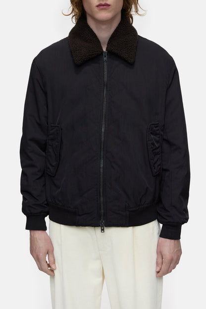 Nylon Flight Jacket - Ebony - DUNE + SALT