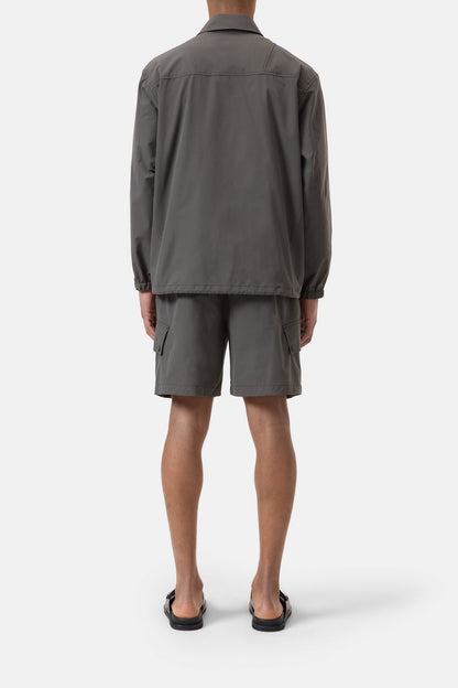 Polyester Coach Jacket - Pepper Grey - DUNE + SALT