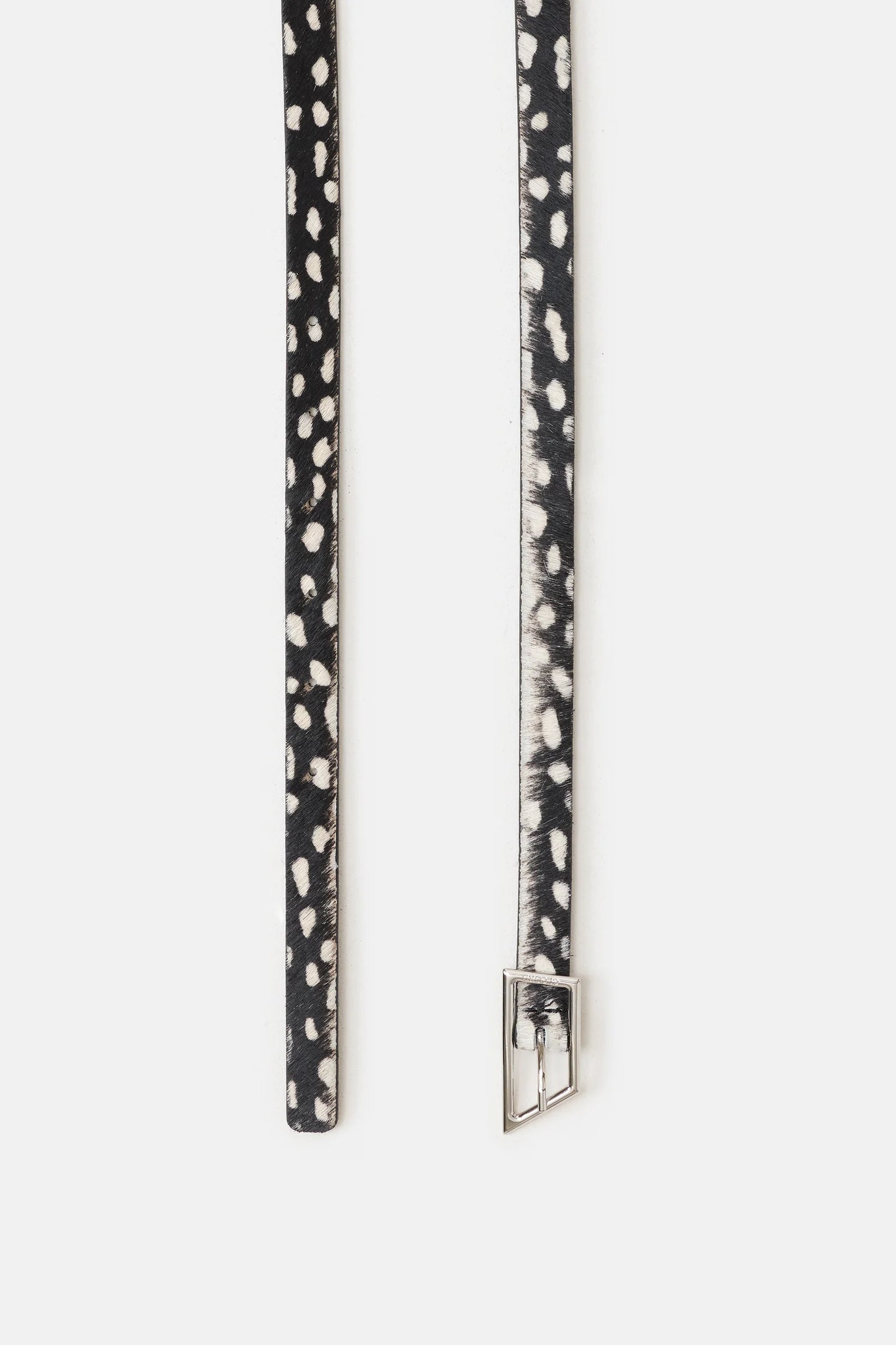 Cowhide Belt - Black/Cream - DUNE + SALT