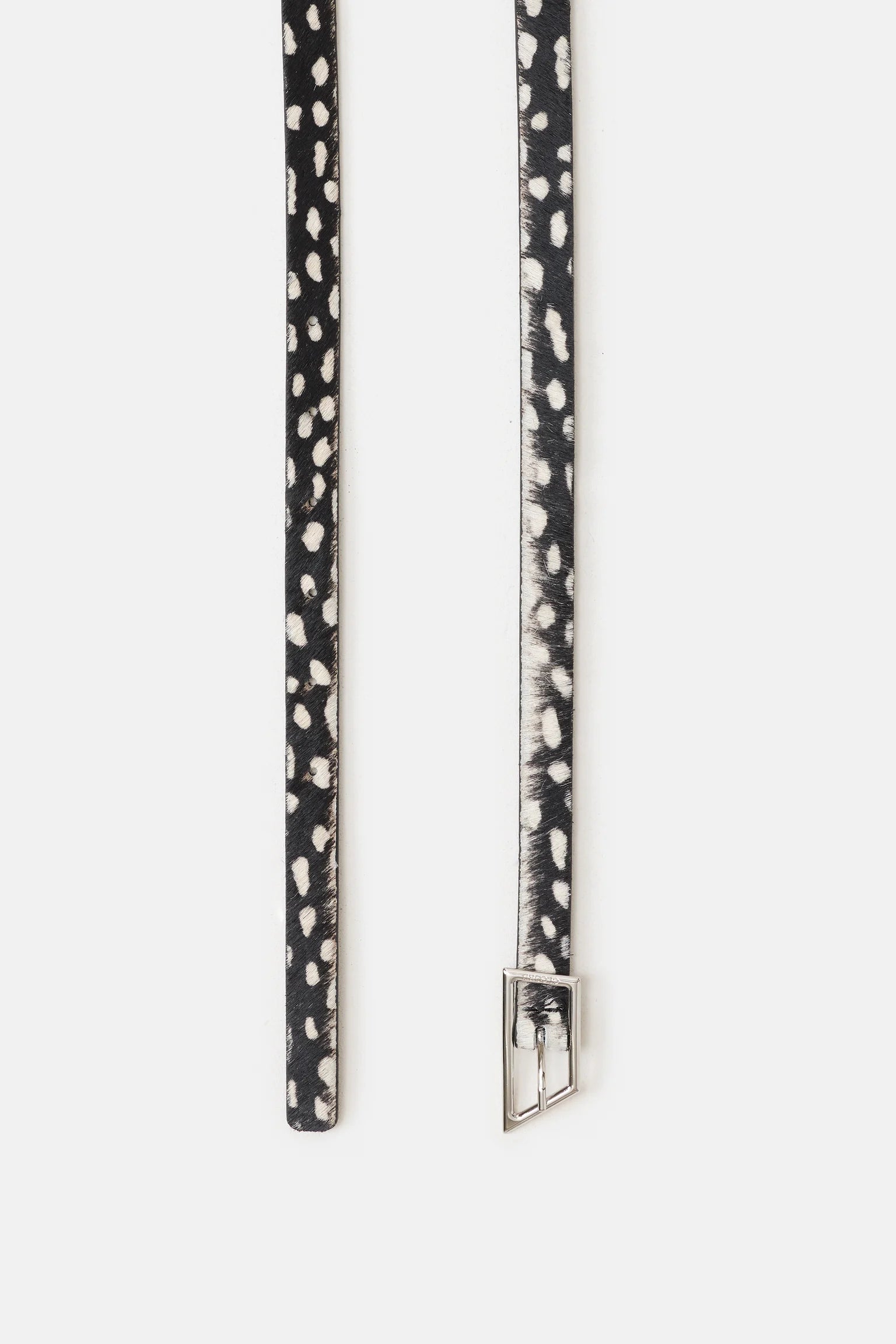 Cowhide Belt - Black/Cream - DUNE + SALT