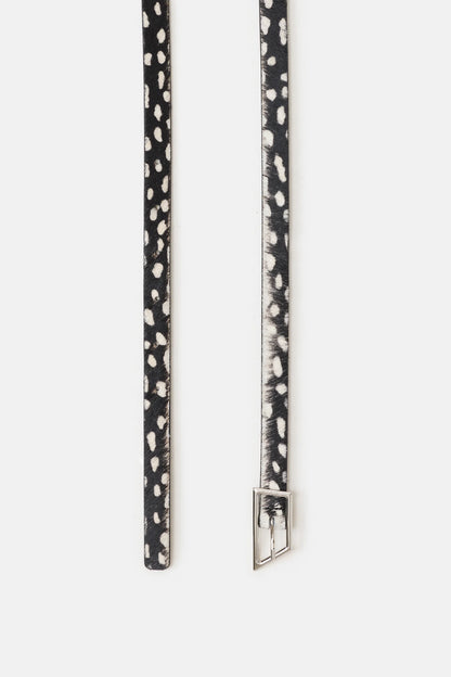 Cowhide Belt - Black/Cream - DUNE + SALT