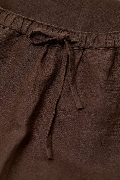 Closed Women's Linen Maxi Skirt – Maple Brown Dark Slate Gray