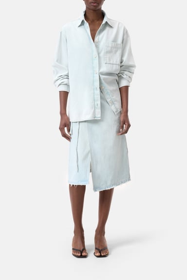 Denim Shirt - Washed Out Blue - DUNE + SALT