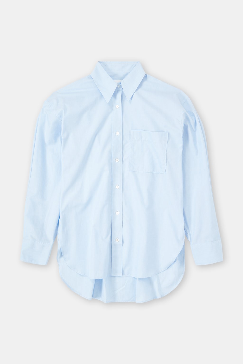 Cotton Shirt Blouse - Lazio Blue - DUNE + SALT