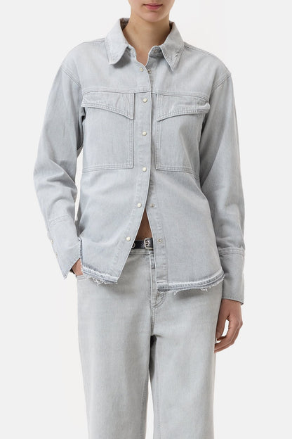 Denim Shirt - Light Grey - DUNE + SALT