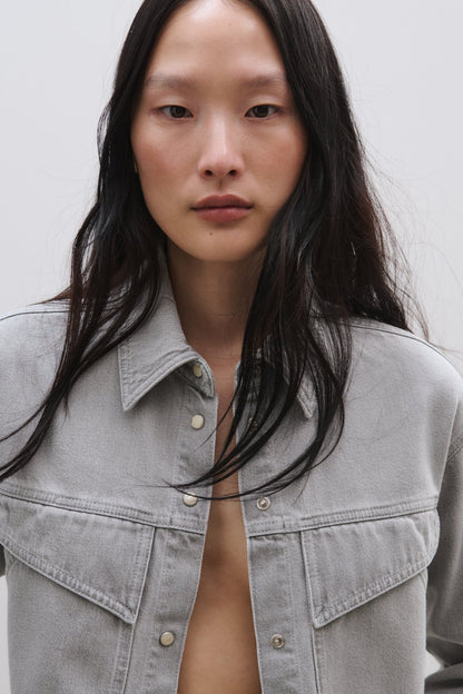 Denim Shirt - Light Grey - DUNE + SALT