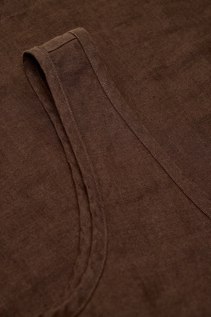 Closed Women's Tank Top – Maple Brown Dark Slate Gray