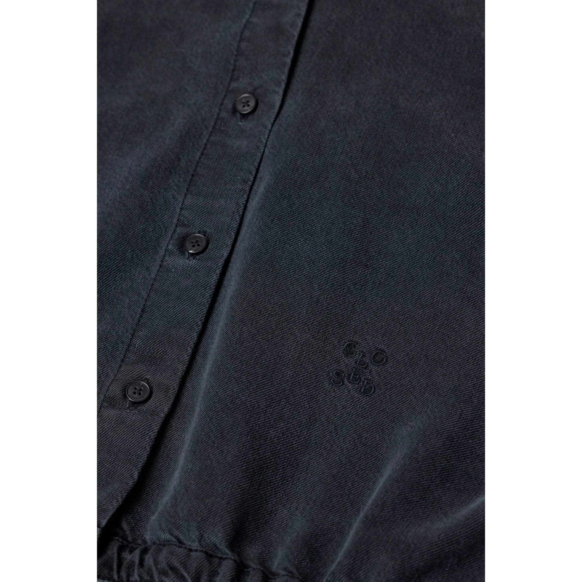 Hooded Lyocell Button-Down - Black - DUNE + SALT