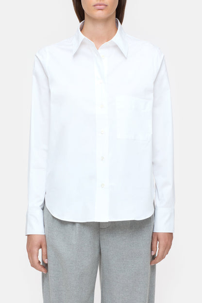 Poplin Blouse - White - DUNE + SALT