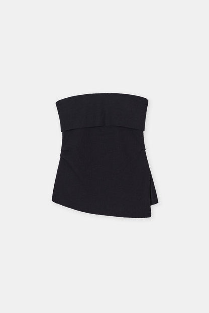 Cotton Tube Top - Black - DUNE + SALT