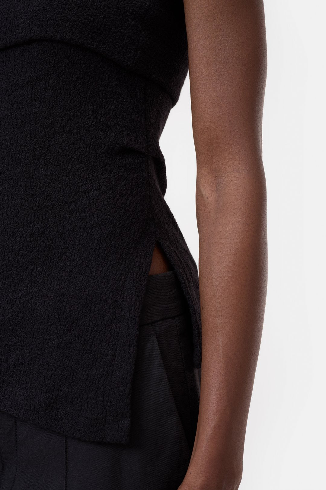 Cotton Tube Top - Black - DUNE + SALT