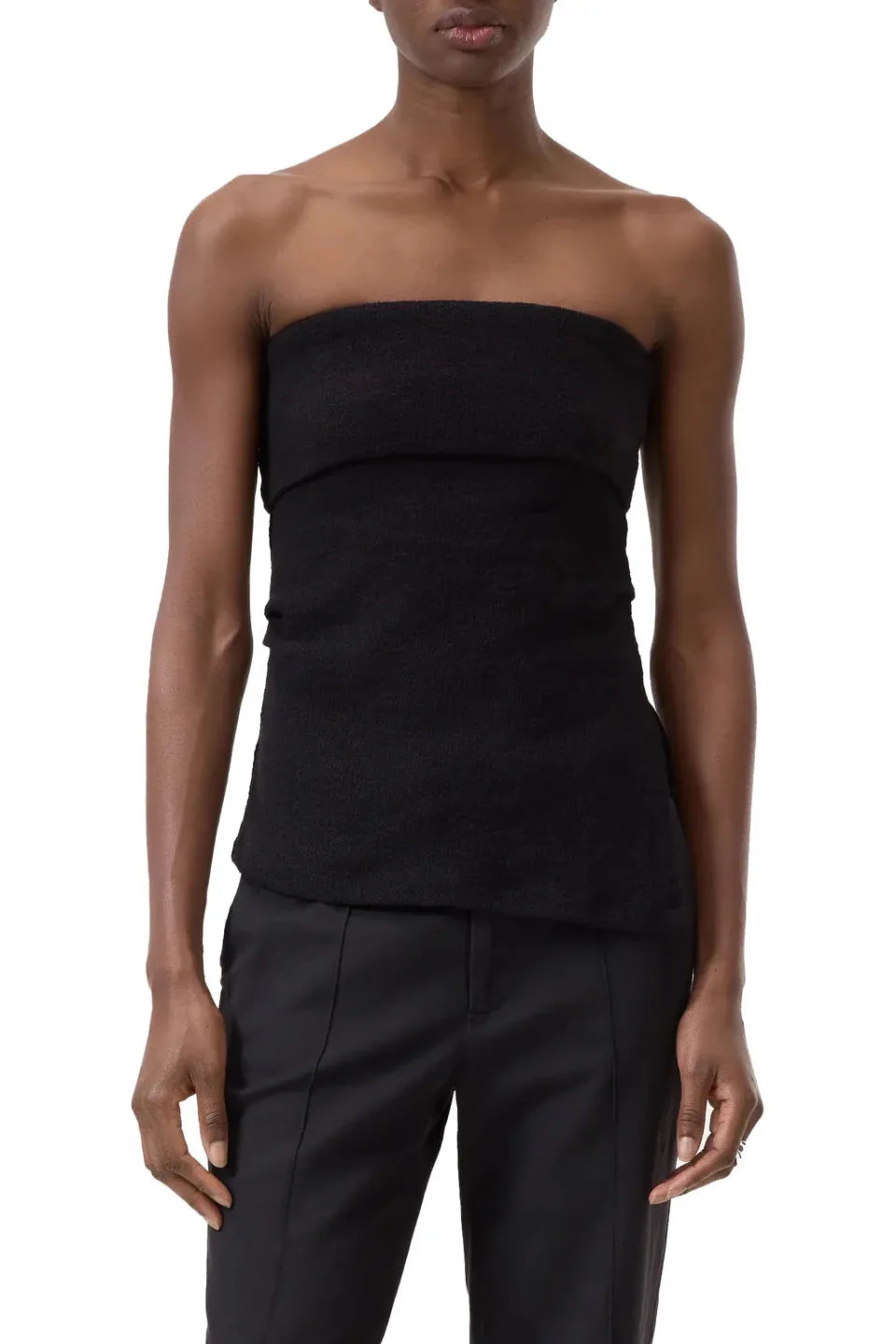 Cotton Tube Top - Black - DUNE + SALT
