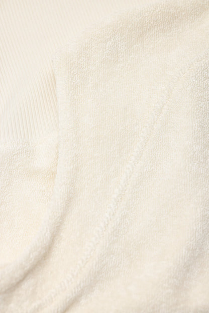 Closed Women's Waisted Crewneck Top – Witherit Beige Antique White