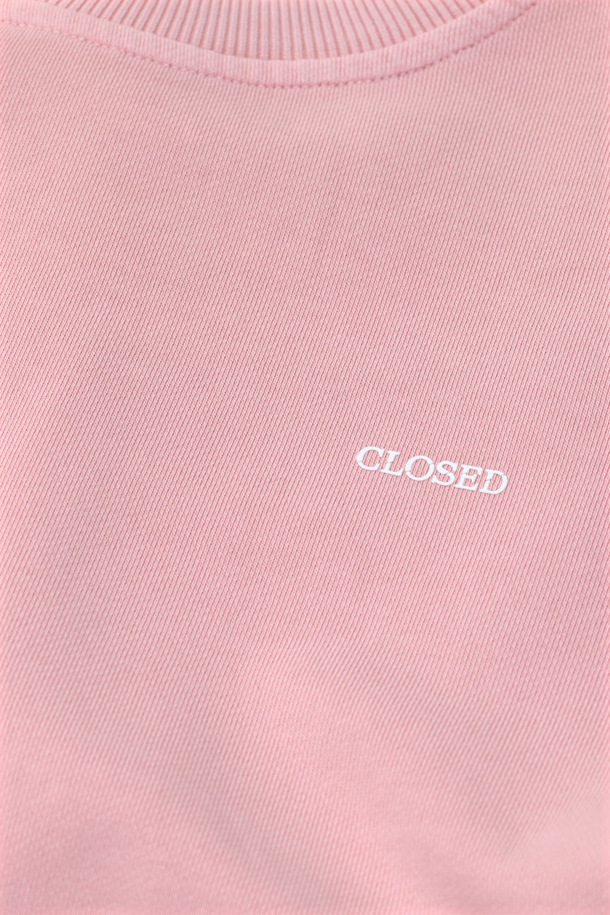 Closed Women's Organic Cotton Sweatshirt - Powder Pink Light Pink