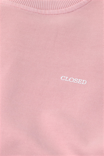 Closed Women's Organic Cotton Sweatshirt - Powder Pink Light Pink