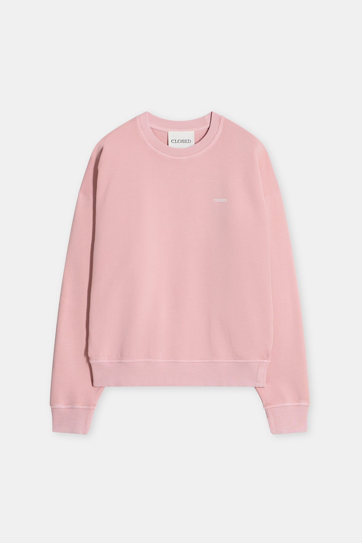 Closed Women's Organic Cotton Sweatshirt - Powder Pink Light Pink