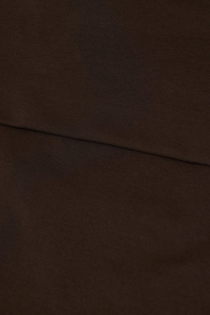 Closed Women's Peplon Top – Maple Brown Black