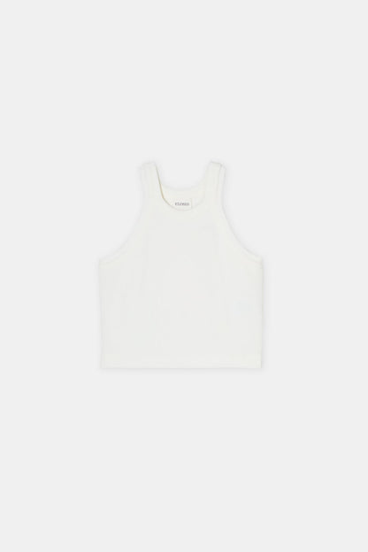 Cropped Racer Top - Ivory - DUNE + SALT