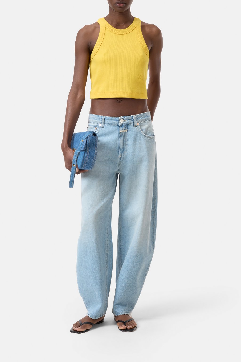 Cropped Racer Top - Mango Yellow - DUNE + SALT