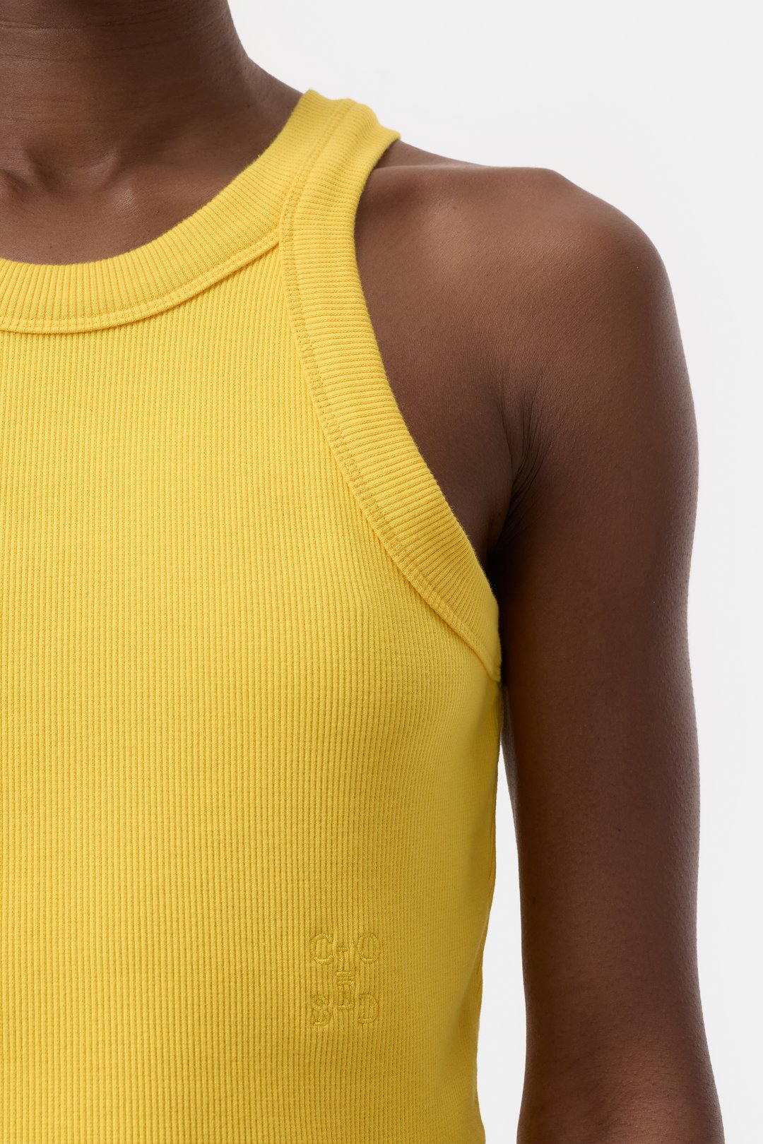 Cropped Racer Top - Mango Yellow - DUNE + SALT