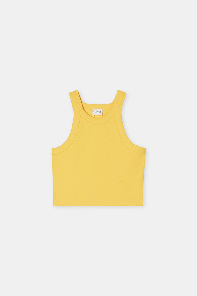 Cropped Racer Top - Mango Yellow - DUNE + SALT