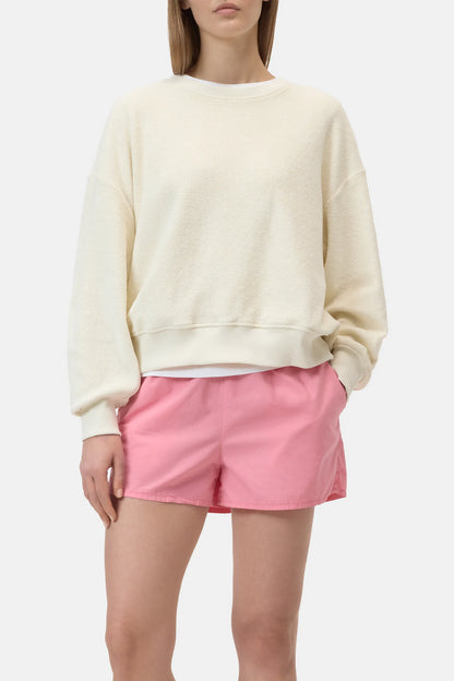 Closed Women's Relaxed Cotton Sweatshirt – Witherit Beige Antique White