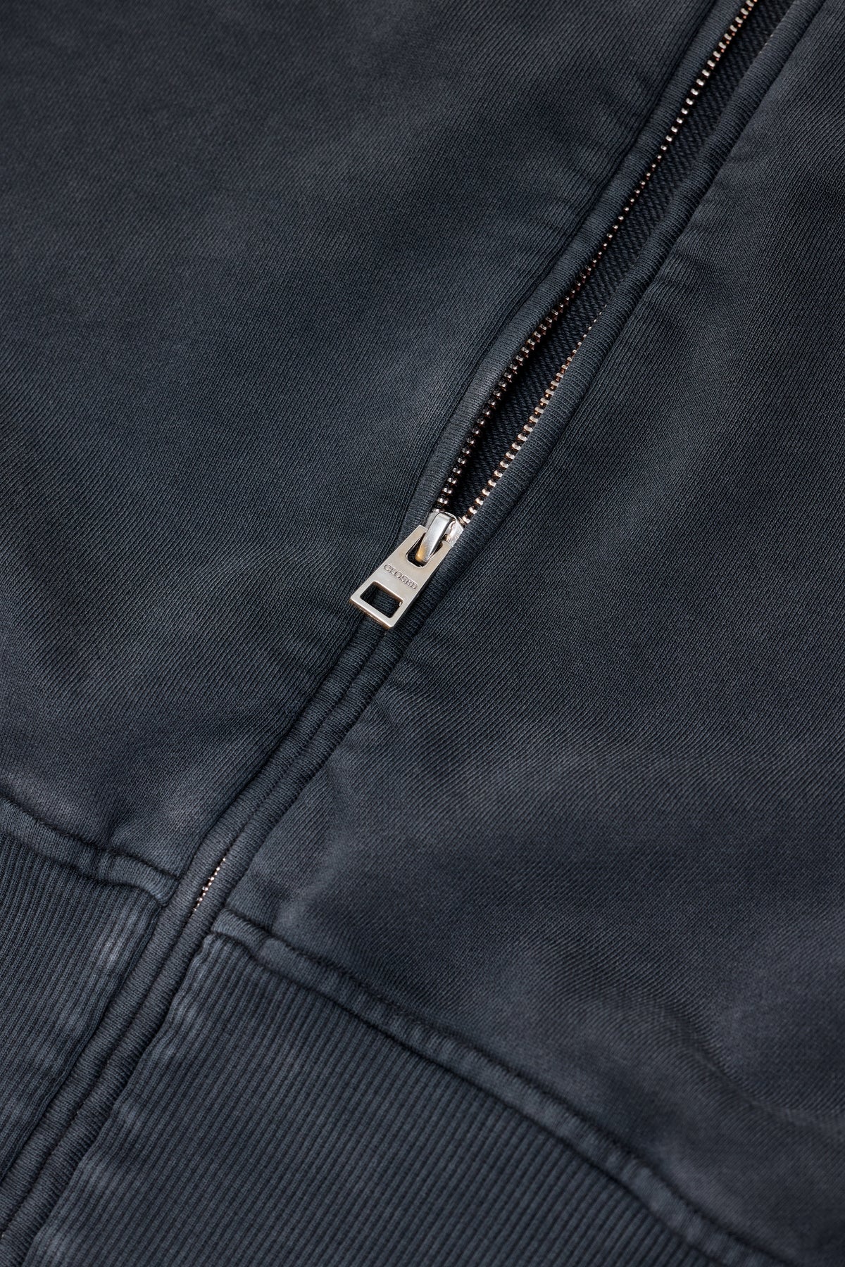 Closed Women's Zipped Sweat Jacket - Black Dark Slate Gray