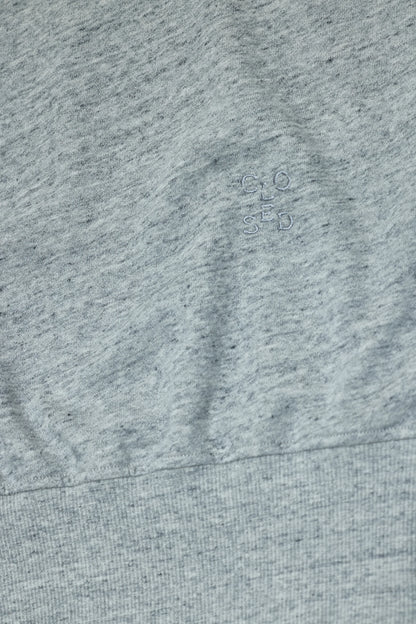 Closed Women's Off-Shoulder Sweatshirt - Light Grey Melange Dark Gray