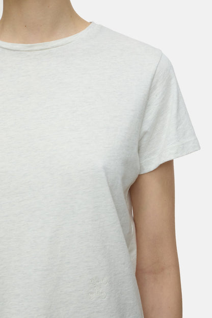 T-Shirt in Melange - Sabbia Beige - DUNE + SALT