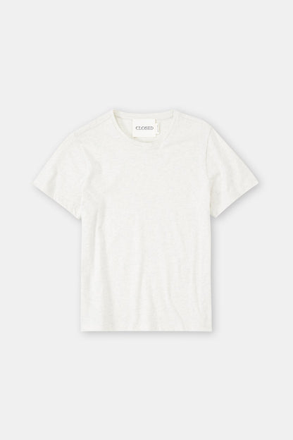 T-Shirt in Melange - Sabbia Beige - DUNE + SALT