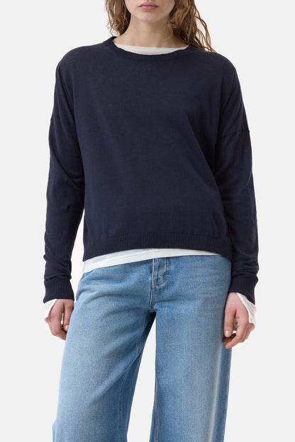 Knitted Longsleeve - Dark Night - DUNE + SALT