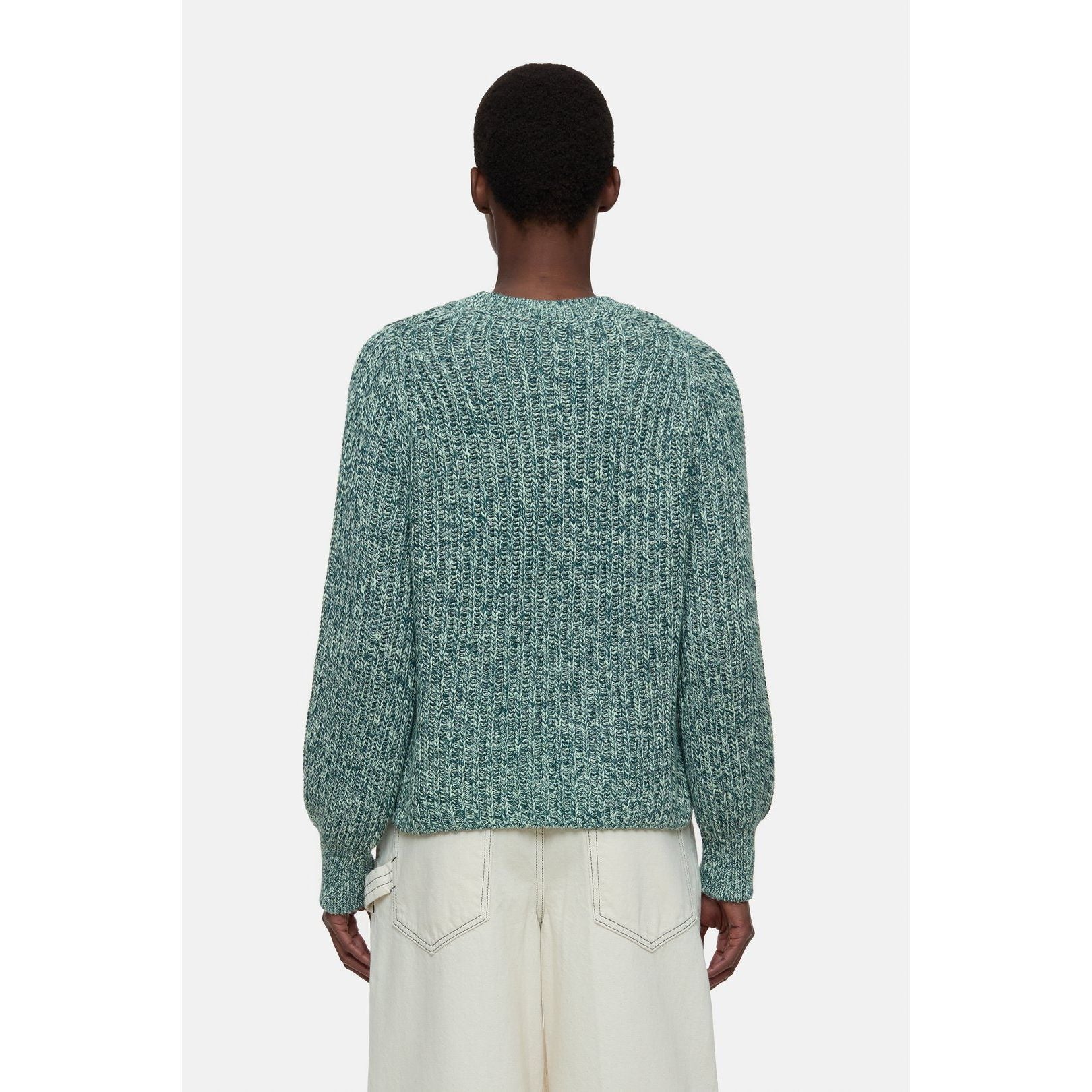Mouliné Knitted Jumper - Midnight Lake - DUNE + SALT