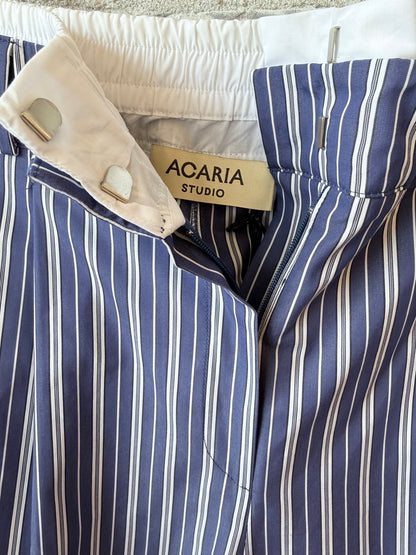 New York Pants - Navy White Stripe - DUNE + SALT