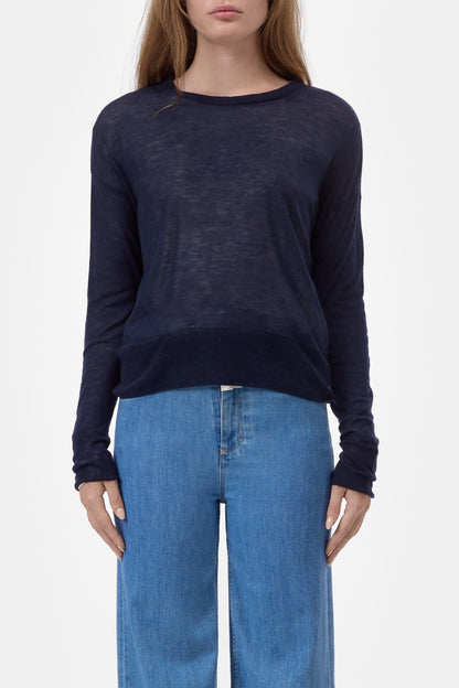 Closed Women's Pure Wool Fine Knit - Dark Night Dark Slate Gray