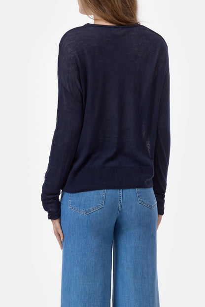 Closed Women's Pure Wool Fine Knit - Dark Night Black