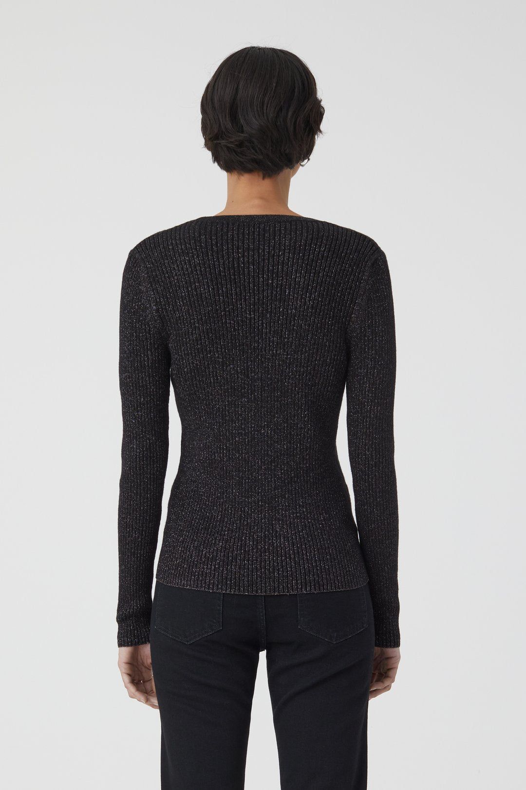 V-Cardigan - Black - DUNE + SALT