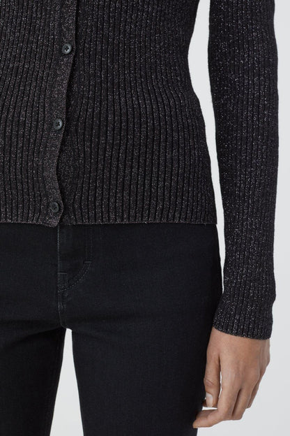V-Cardigan - Black - DUNE + SALT