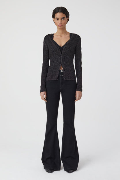 V-Cardigan - Black - DUNE + SALT