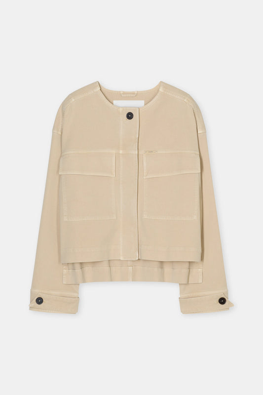 Cropped Utility Jacket - Camel Beige - DUNE + SALT