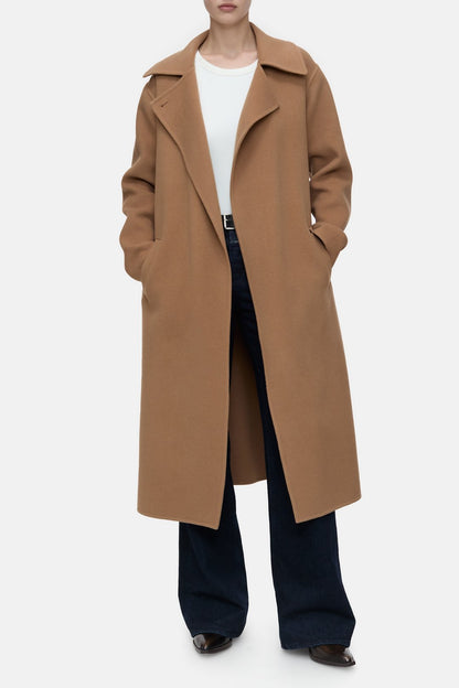 DoubleFace Coat - Biscotti Brown - DUNE + SALT