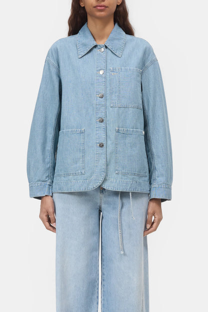 Closed Women's Worker Jacket – Light Blue Light Steel Blue
