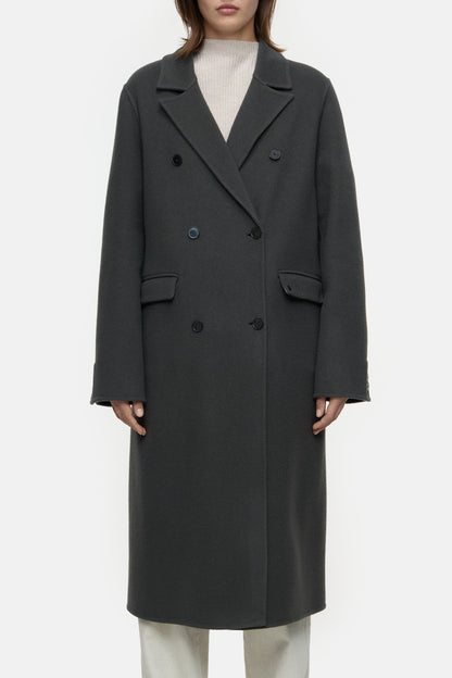 Virgin Wool Cashmere Blend Coat - Irish Coffee - DUNE + SALT