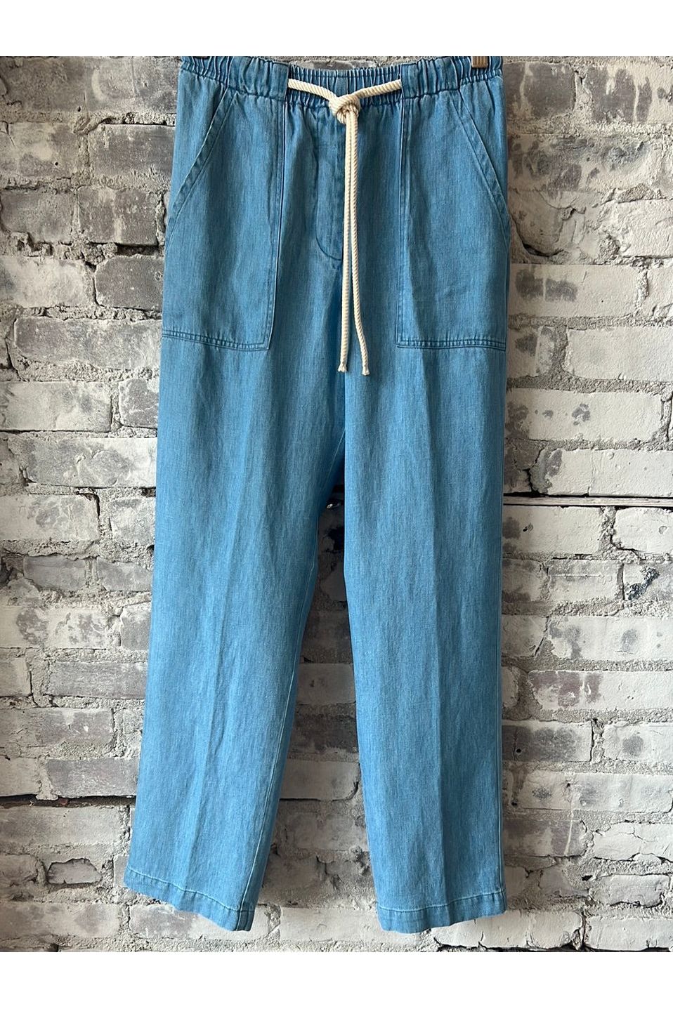 Poma Linen Pant - Bleach - DUNE + SALT