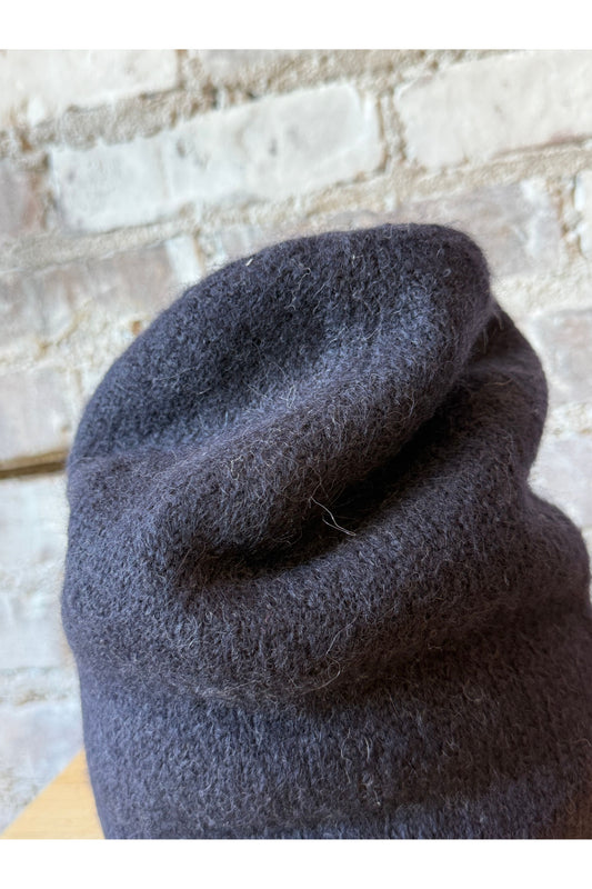 Baby Alpaca Andes Beanie - Dark Navy - DUNE + SALT