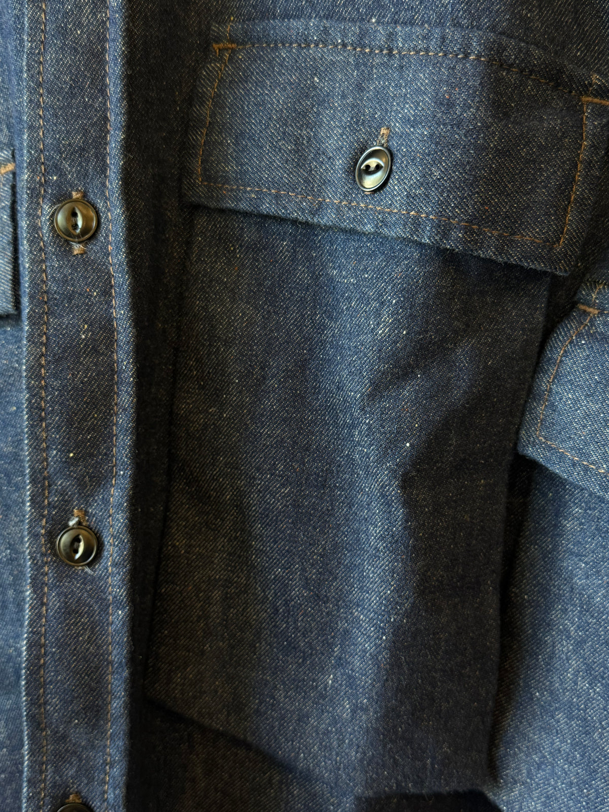 Presidents Camping Cotton/Wool Shirt - Denim Black