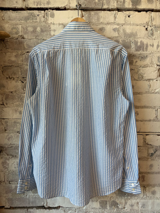 Paul End-to-End Shirt - Blue/White Stripe