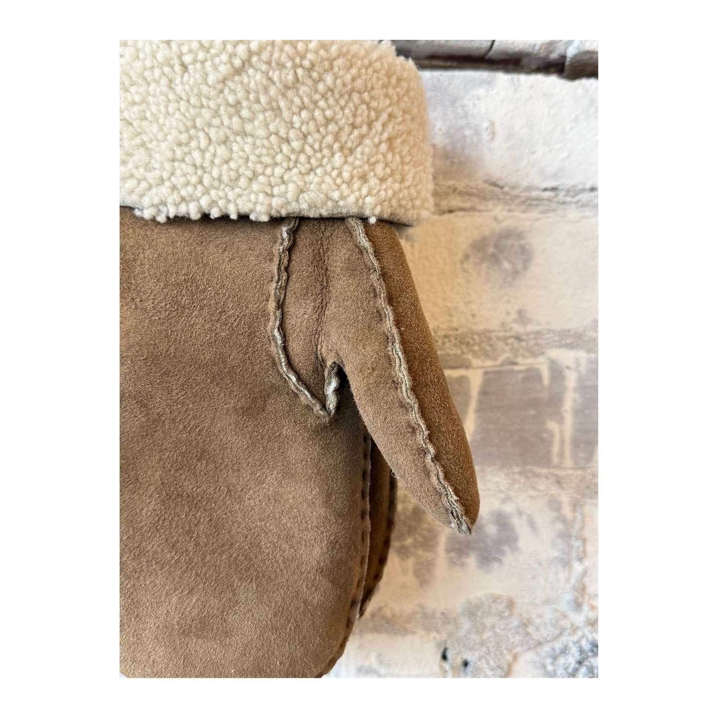 Sheepskin Mitt - Beige - DUNE + SALT