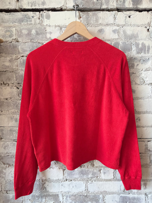 Hartford Women's Tahiry Knit Sweatshirt - Tomato Firebrick